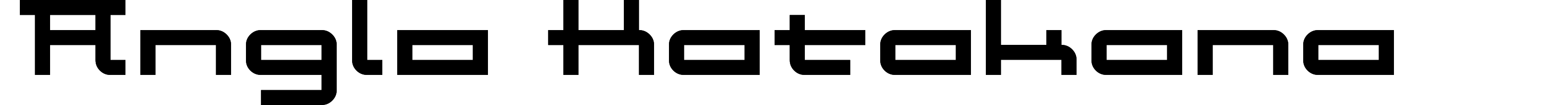 Anglo Katakana